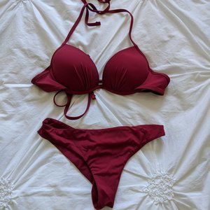 Magenta Push-up Bikini